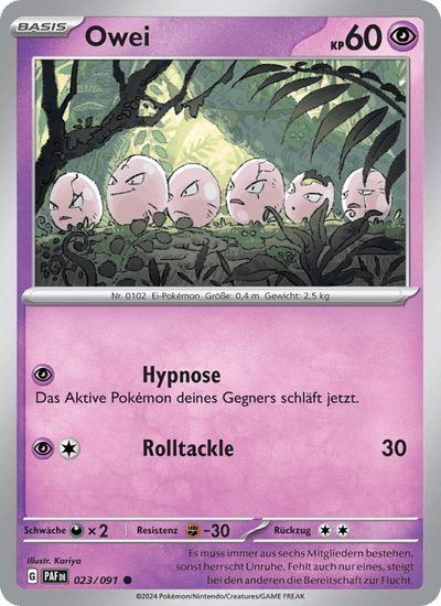 Owei 023/091 Paldeas Schicksale Pokémon Karte