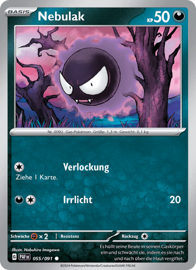 Nebulak 055/091 Paldeas Schicksale Pokémon Karte