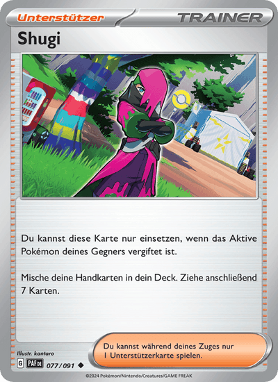 Shugi 077/091 Paldeas Schicksale Pokémon Karte