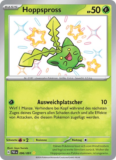 Hoppspross 096/091 Paldeas Schicksale Pokémon Karte