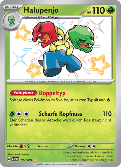 Halupenjo 107/091 Paldeas Schicksale Pokémon Karte