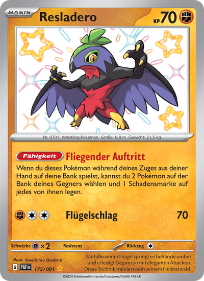 Resladero 175/091 Paldeas Schicksale Pokémon Karte
