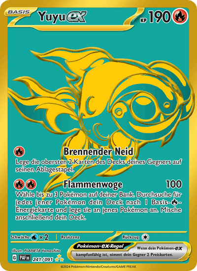 Yuyu-ex 241/091 Paldeas Schicksale Pokémon Karte