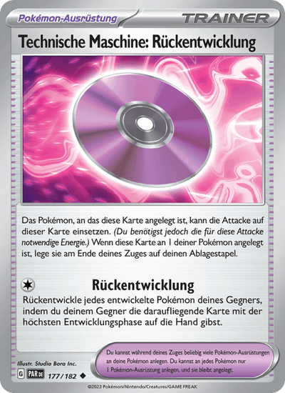Technische Maschine: Rückentwicklung 177/182 Paradoxrift Pokémon Karte