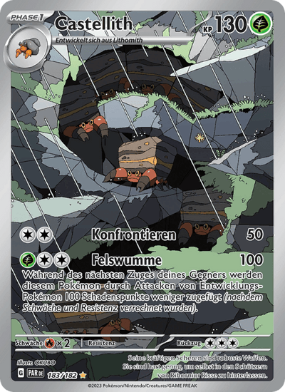 Castellith 183/182 Paradoxrift Pokémon Karte