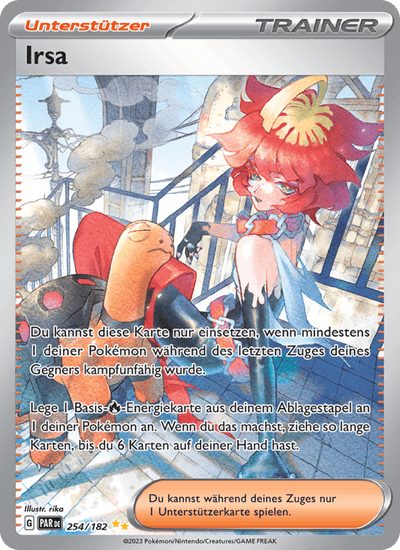 Irsa 254/182 Paradoxrift Pokémon Karte