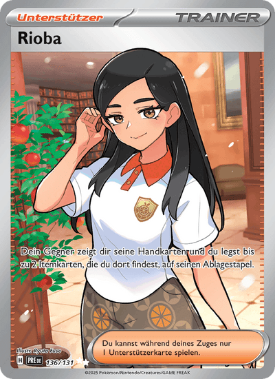 Rioba 136/131 Prismatische Entwicklungen Pokémon Karte