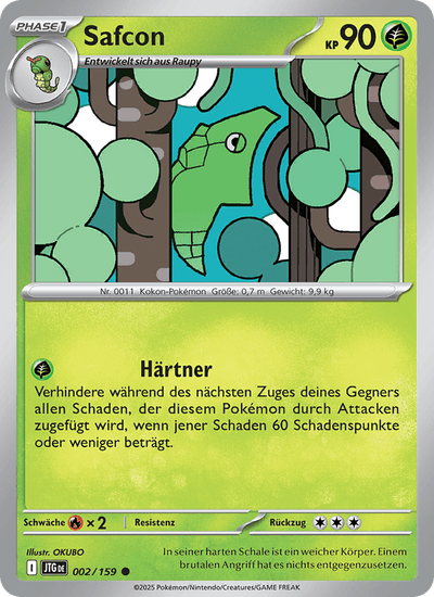 Safcon 002/159 Reisegefährten Pokémon Karte