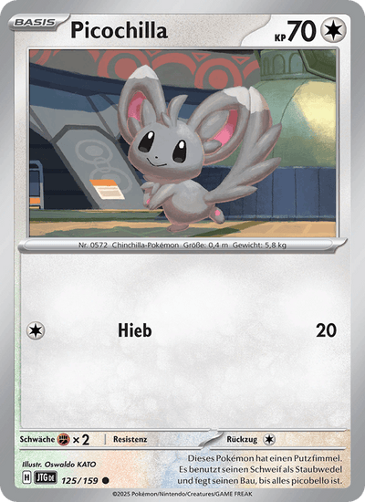 Picochilla 125/159 Reisegefährten Pokémon Karte