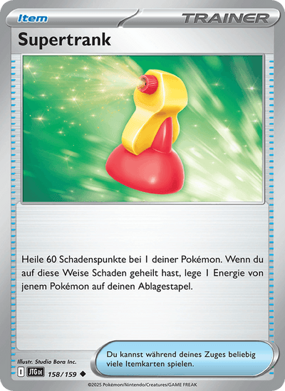 Supertrank 158/159 Reisegefährten Pokémon Karte