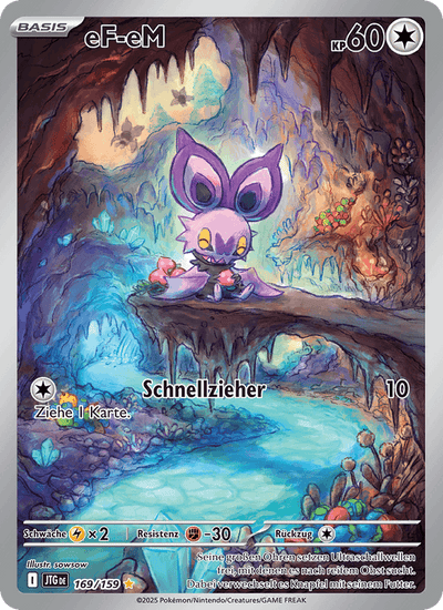 eF-eM 169/159 Reisegefährten Pokémon Karte