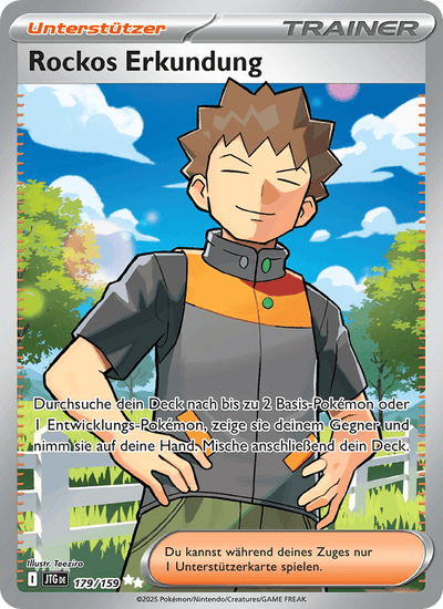 Rockos Erkundung 179/159 Reisegefährten Pokémon Karte