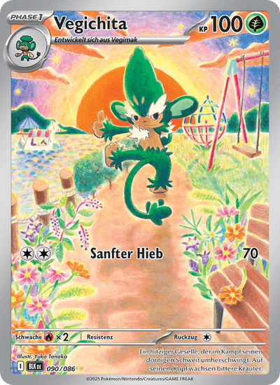 Vegichita 090/086 Schwarze Blitze Pokémon Karte