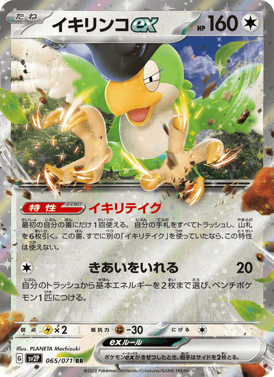 Krawalloro-ex 065/071 Snow Hazard Pokémon Karte
