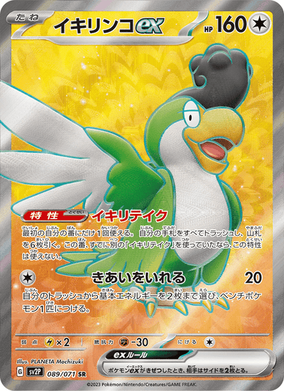 Krawalloro-ex 089/071 Snow Hazard Pokémon Karte