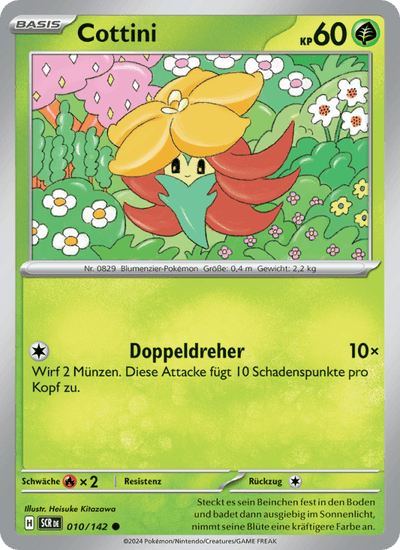 Cottini 010/142 Stellarkrone Pokémon Karte