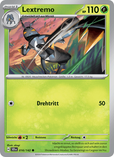 Lextremo 016/142 Stellarkrone Pokémon Karte