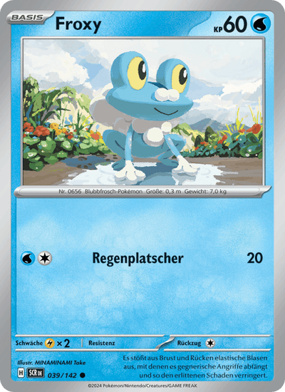 Froxy 039/142 Stellarkrone Pokémon Karte