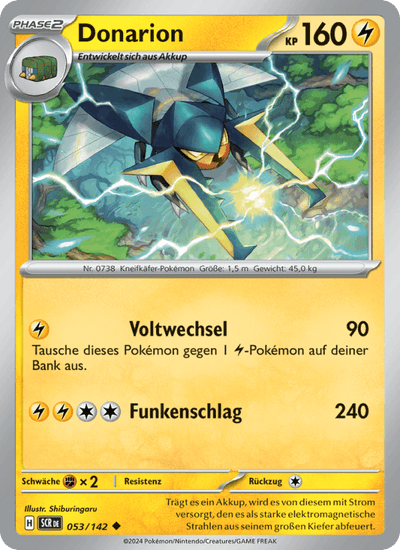 Donarion 053/142 Stellarkrone Pokémon Karte