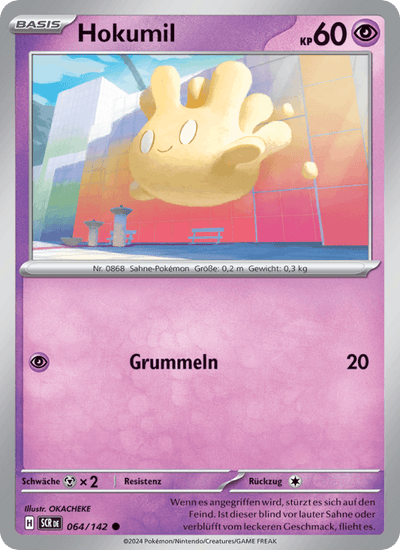 Hokumil 064/142 Stellarkrone Pokémon Karte