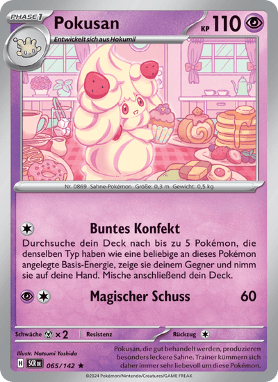 Pokusan 065/142 Stellarkrone Pokémon Karte