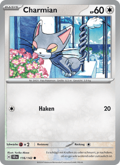 Charmian 116/142 Stellarkrone Pokémon Karte