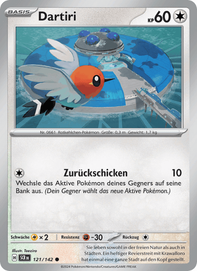 Dartiri 121/142 Stellarkrone Pokémon Karte