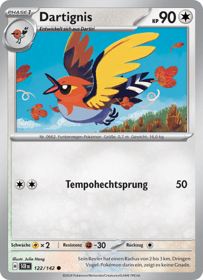 Dartignis 122/142 Stellarkrone Pokémon Karte