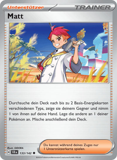 Matt 133/142 Stellarkrone Pokémon Karte