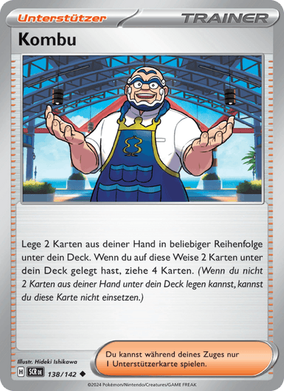 Kombu 138/142 Stellarkrone Pokémon Karte