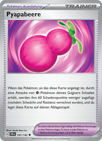Pyapabeere 141/142 Stellarkrone Pokémon Karte