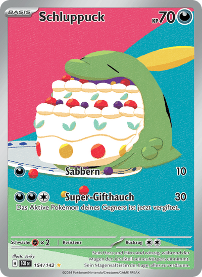 Schluppuck 154/142 Stellarkrone Pokémon Karte