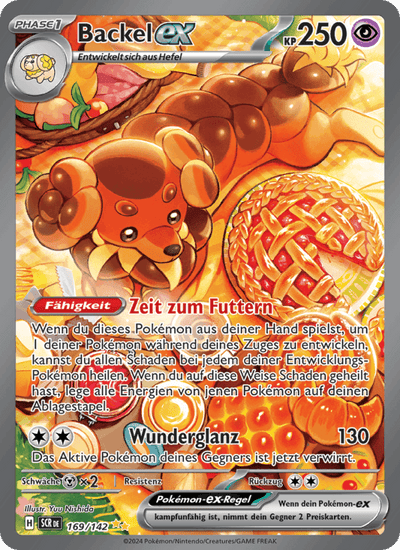 Backel-ex 169/142 Stellarkrone Pokémon Karte