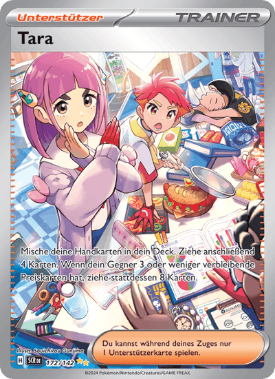 Tara 172/142 Stellarkrone Pokémon Karte