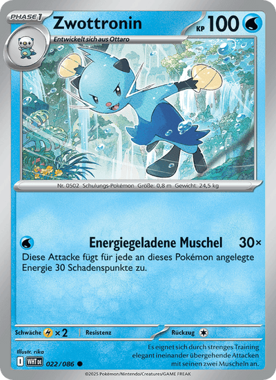 Zwottronin 022/086 Weiße Flammen Pokémon Karte