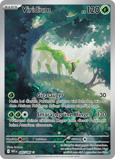 Viridium 095/086 Weiße Flammen Pokémon Karte